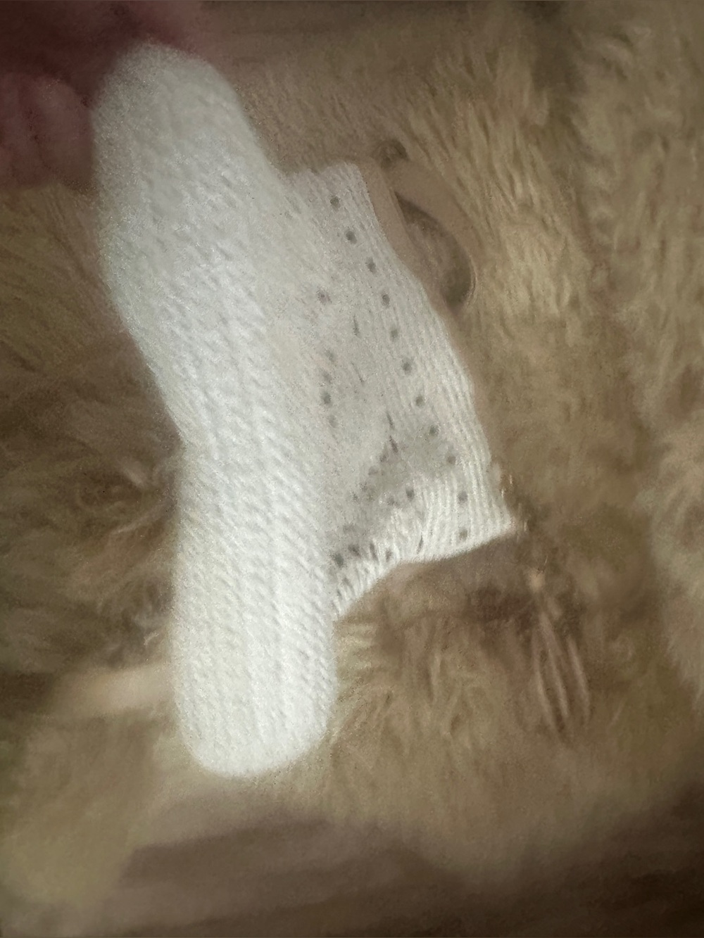 The Sak Cream Crochet Crossbody Bag with Tan Trim - Picture 3 of 4